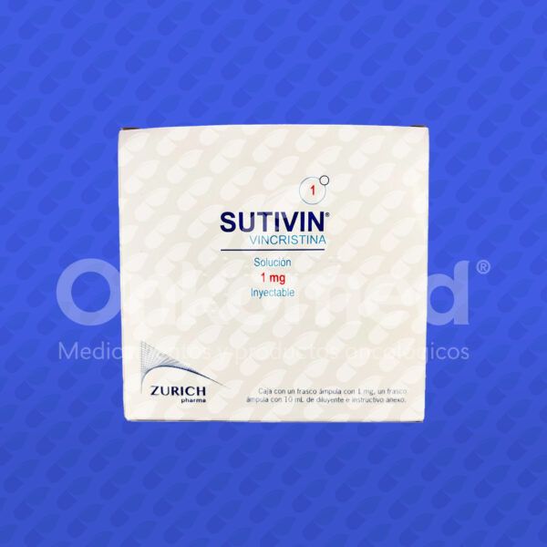 Sutivin Vincristina Solución Inyectable 1mg